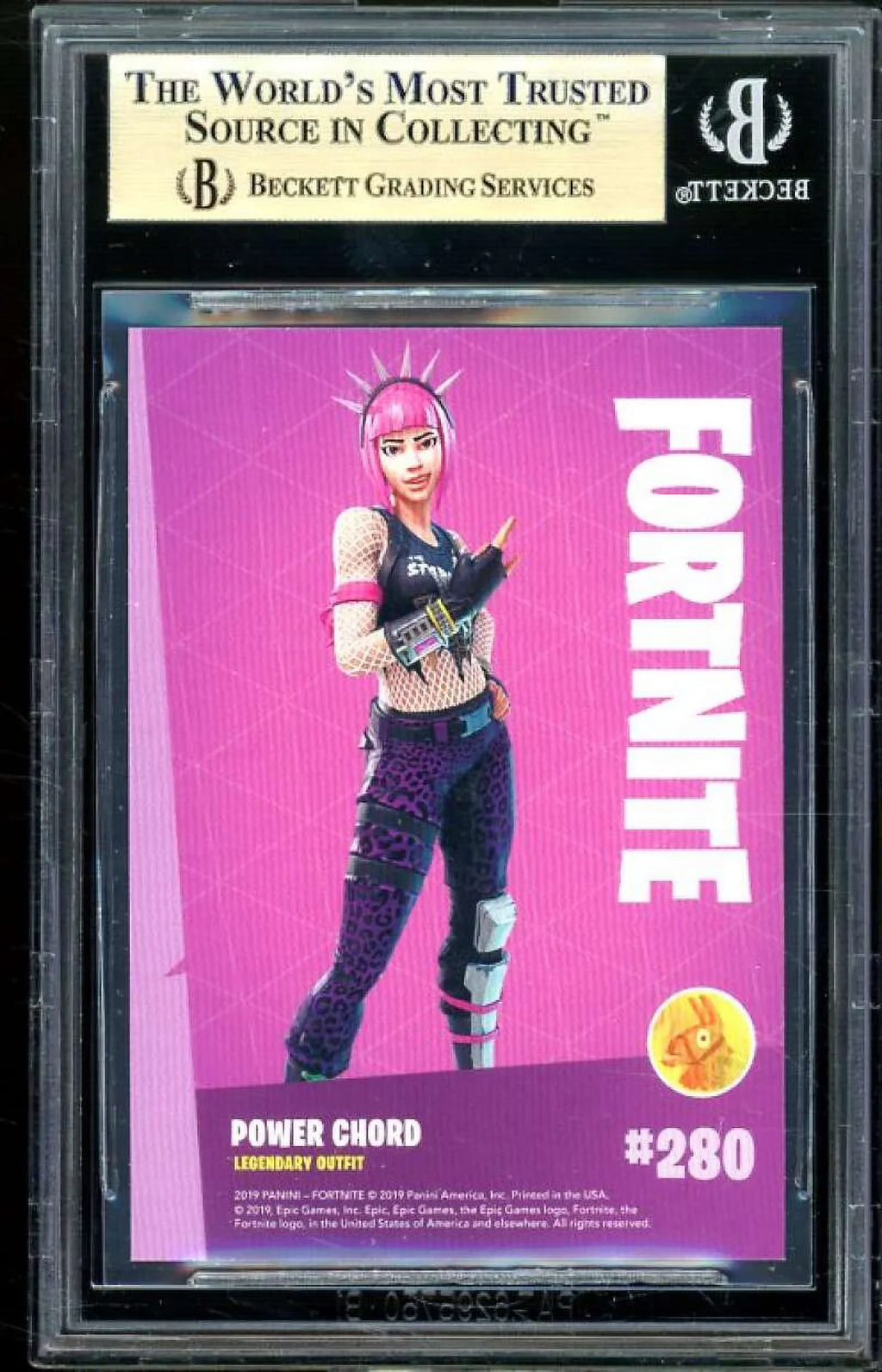 Power Chord 2019 Fortnite Series 1 USA #280 (pop 2) BGS 9.5 (10 9.5 9.5 9.5)