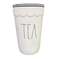 Rae Dunn Tea Canister Ceramic with Wood Lid