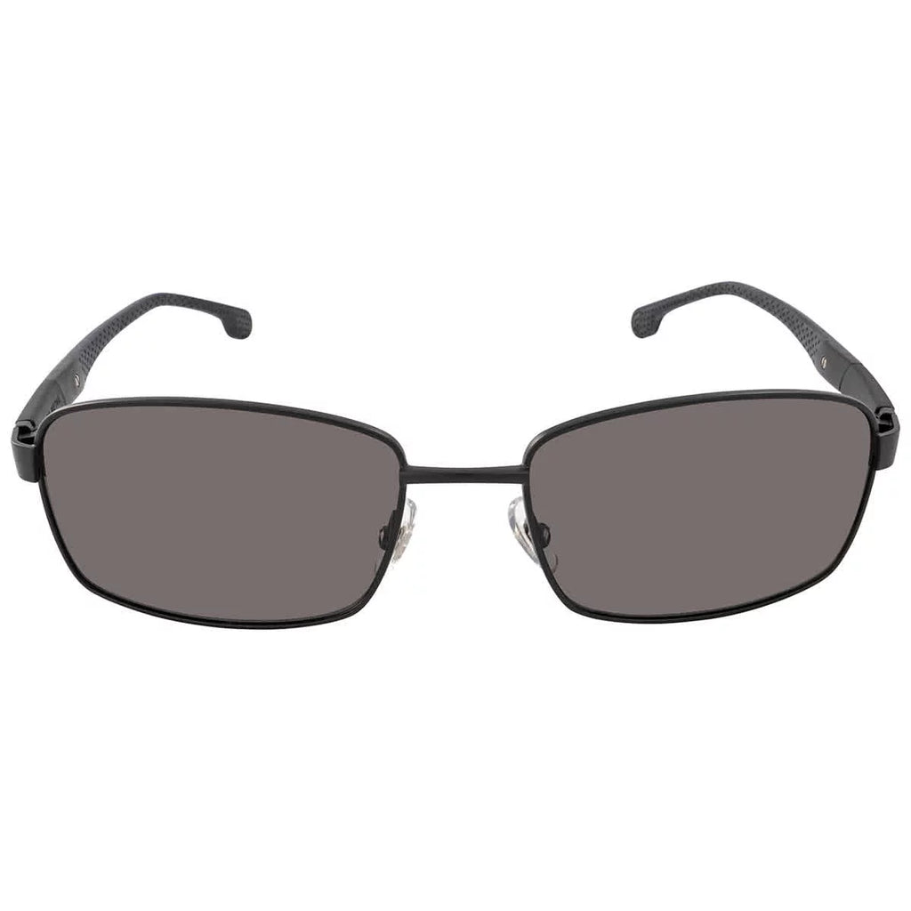 Carrera Men's 8037/S Rectangular Sunglasses, Dark Gray, 58mm, 18mm