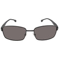 Carrera Men's 8037/S Rectangular Sunglasses, Dark Gray, 58mm, 18mm