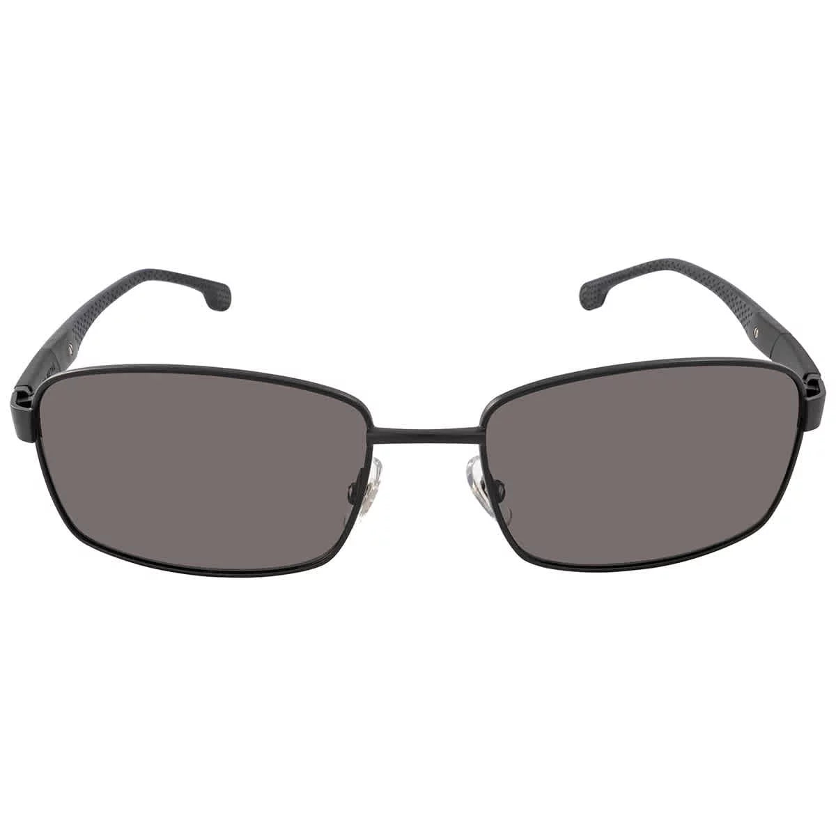 Carrera Men's 8037/S Rectangular Sunglasses, Dark Gray, 58mm, 18mm