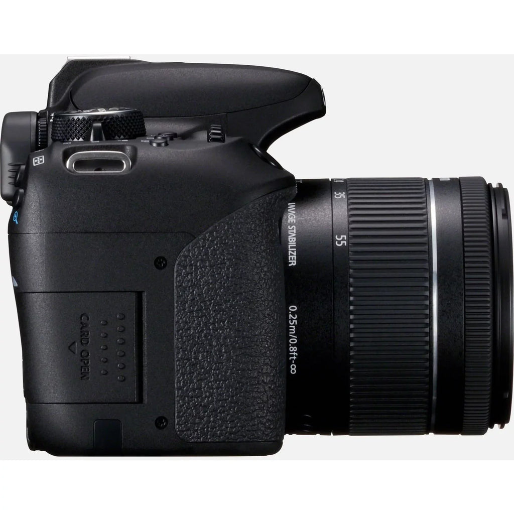 EOS 800D 24.2 Megapixel Digital SLR Camera with Lens, 0.71", 2.17", Dark