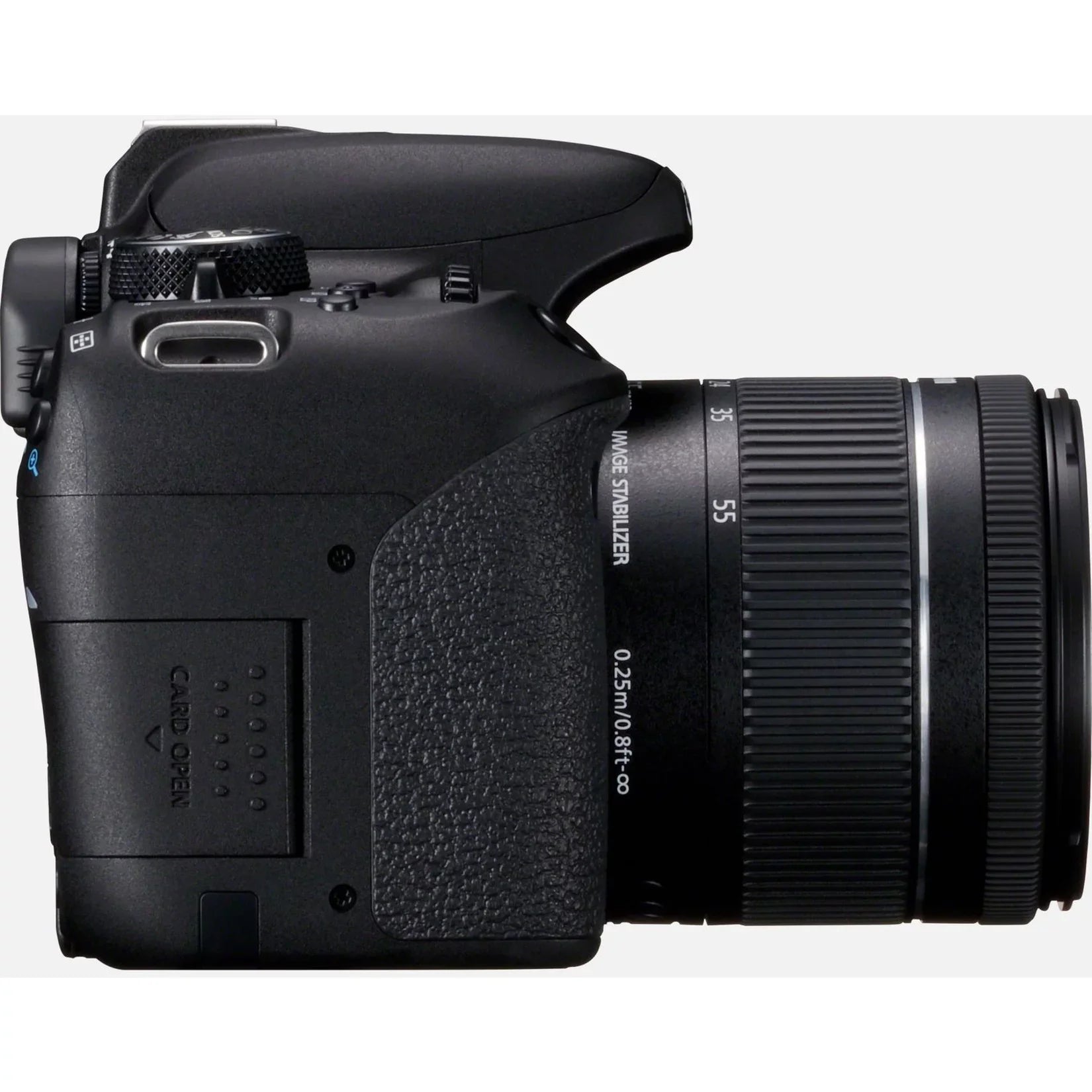 EOS 800D 24.2 Megapixel Digital SLR Camera with Lens, 0.71", 2.17", Dark
