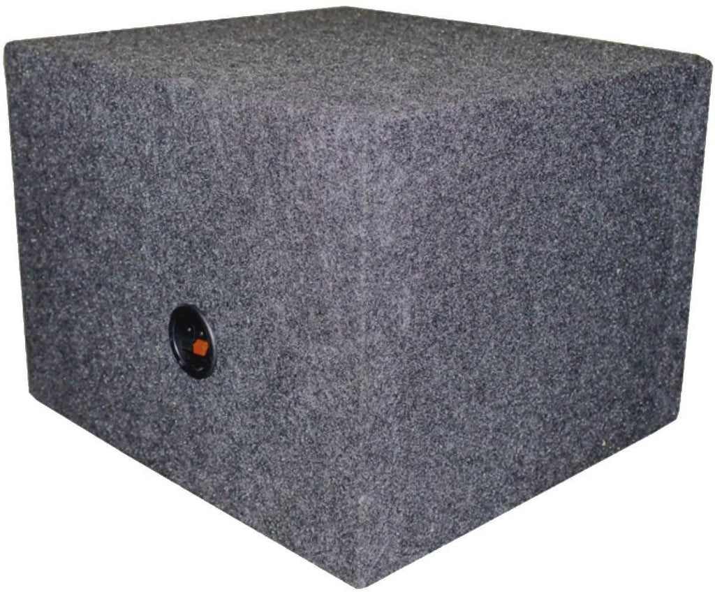 QPower 15" Single Empty Vented Ported Car Audio Subwoofer Sub Box Enclosure