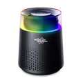 Membrane Solutions MSB5 Air Purifier for Allergies and Asthma, H13 True HEPA Filter, LED Light, Ebony