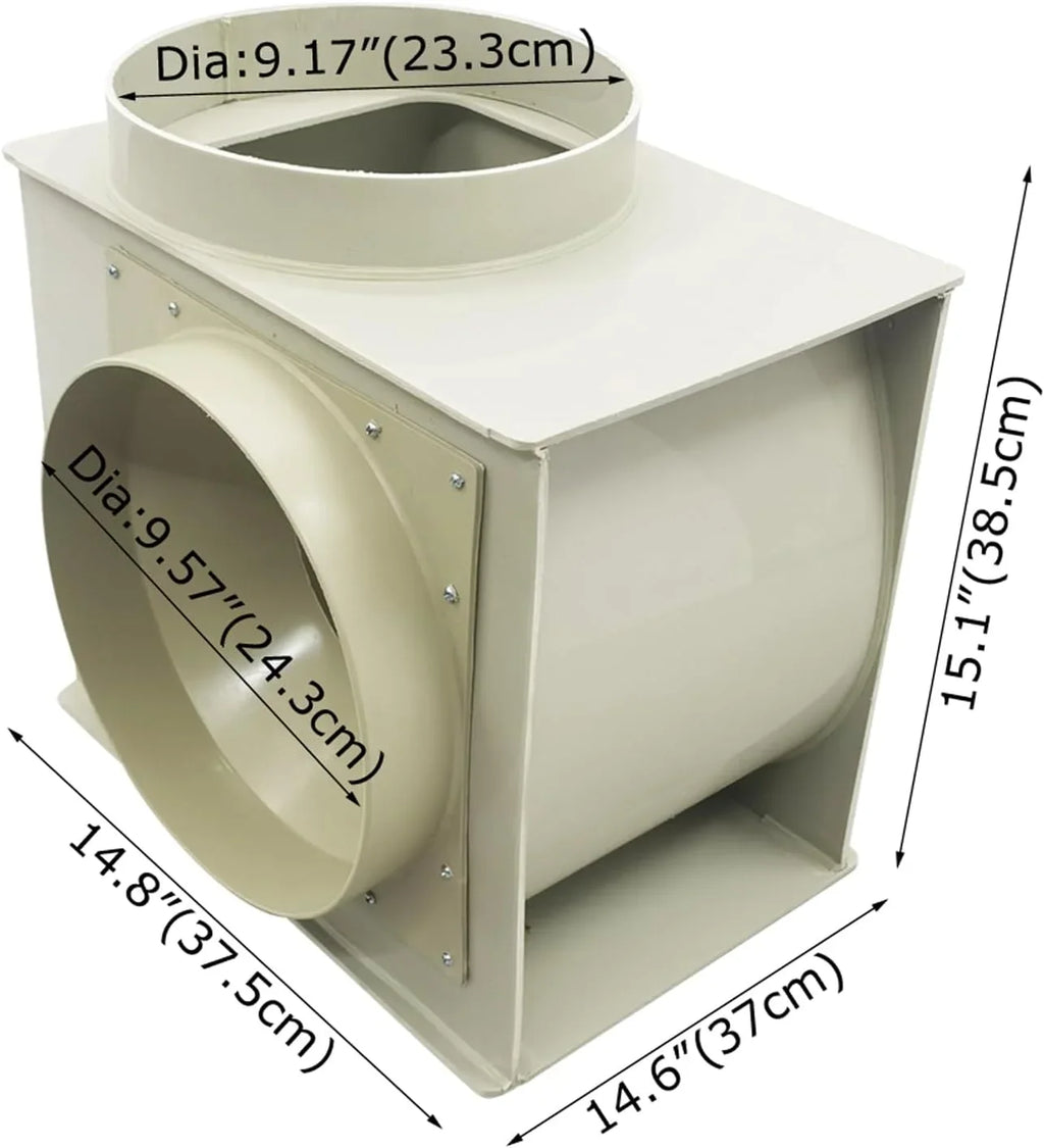 PreAsion PP250 Centrifugal Blower Fan Anti-corrosion Laboratory Fume Hood 3 Speed Indoor PP Exhaust Fume Hood 300W 110V
