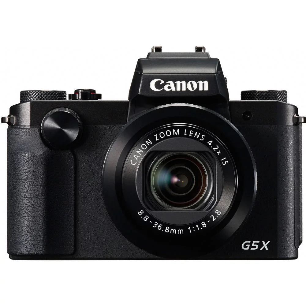 PowerShot G5 X Digital Camera (0510C001), 64GB Card, Card Reader, Deluxe Soft Bag, Flex Tripod, Hand Strap, Memory Wallet, Cleaning Kit (International Model)