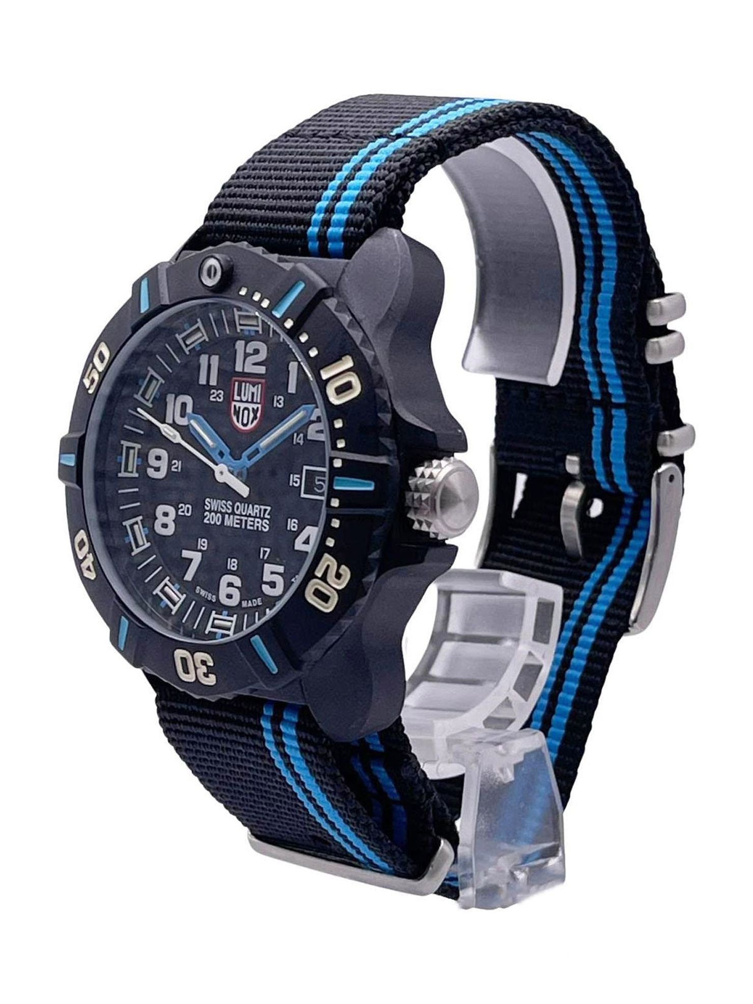 Pre-owned Luminox Coronado Series 3020 Carbon Mens Quartz Watch XS.3023 (Good)