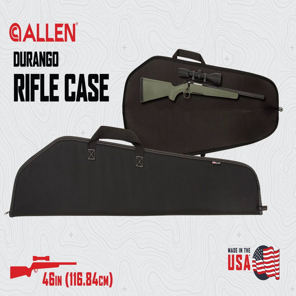Allen Company Durango 46" Rifle Soft Case, Ebony Polyester, 602-46