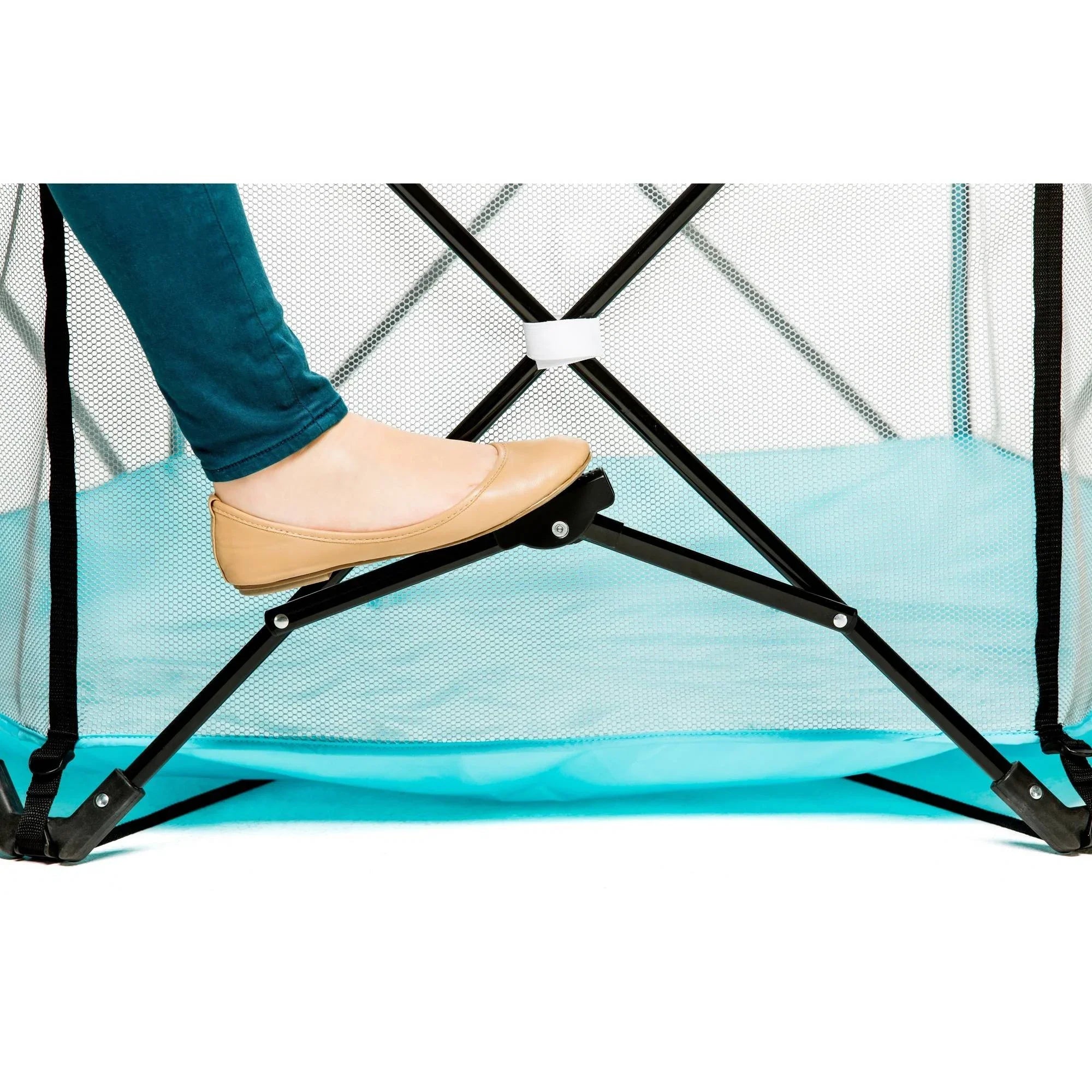 Regalo My Play® Portable Play Yard Indoor and Outdoor, Washable, Aqua, 6-Panel, Unisex