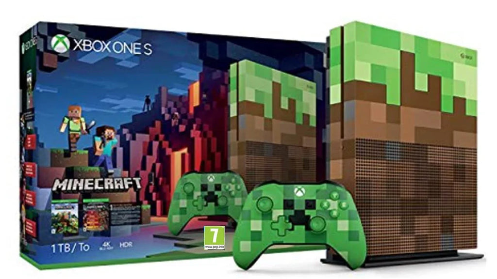 Xbox One X 1TB Gaming Console Mincraft with Headset Cleaning Kit