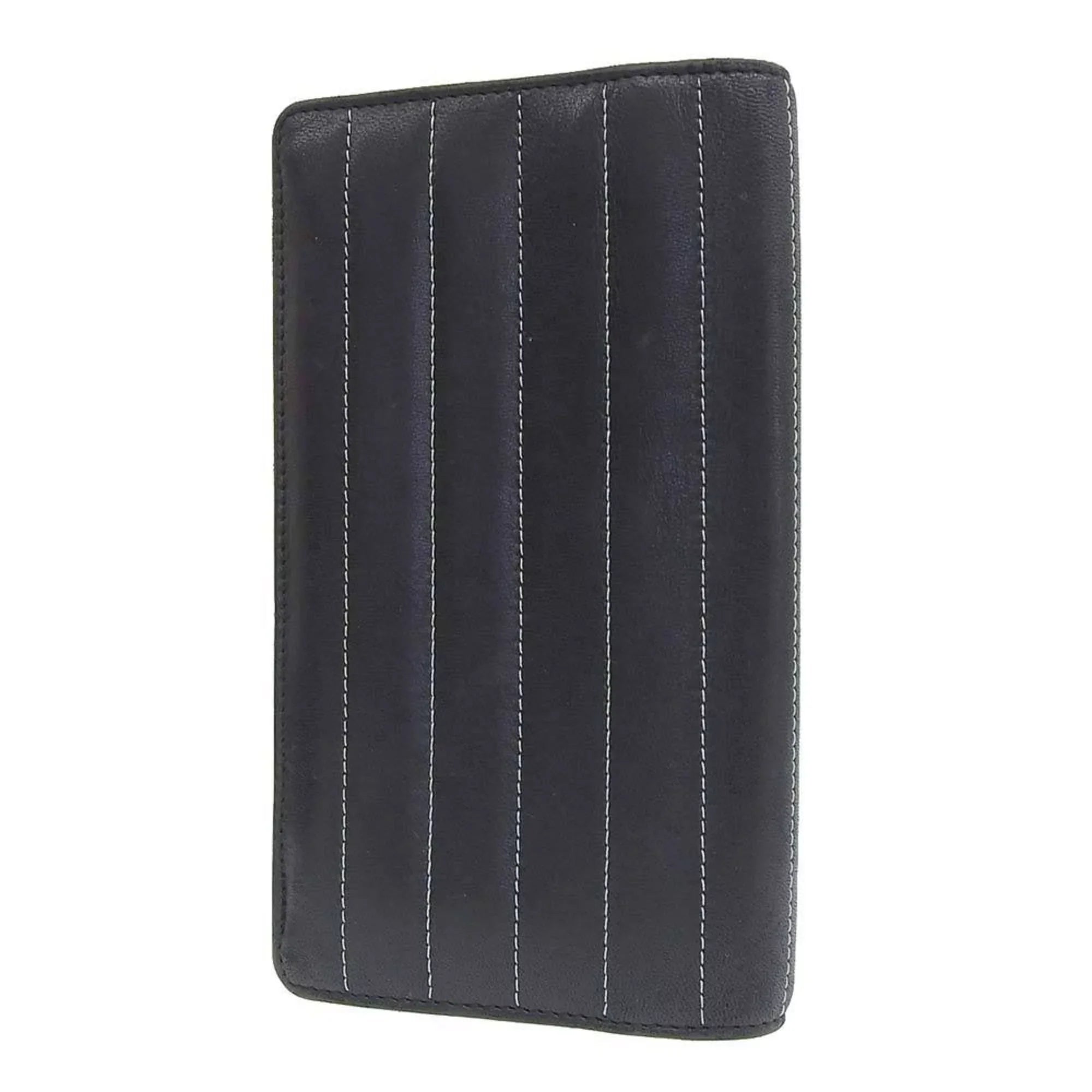 Pre-Owned Chanel CHANEL Mademoiselle Line Coco Mark Logo Stripe Long Wallet No. 10 A30043 (Good)