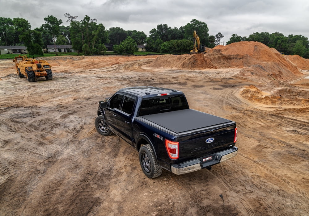 TruXedo Pro X15 Soft Roll Up Truck Bed Tonneau Cover | 1498301 | Compatible with 2015 - 2023 Ford F-150 6' 7" Bed (78.9") , Ebony