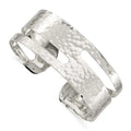 925 Sterling Silver Polished Solid Hammered Fancy Cuff Stackable Bangle Bracelet Jewelry Gifts for Women