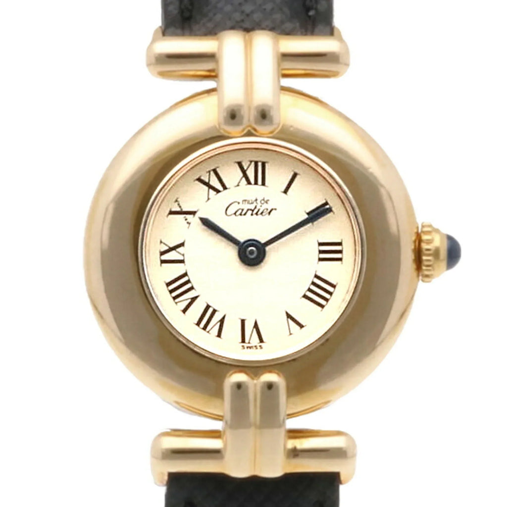 Pre-Owned Cartier Must Colise Vermeil Watch GP 590002 Quartz Ladies CARTIER (Fair)