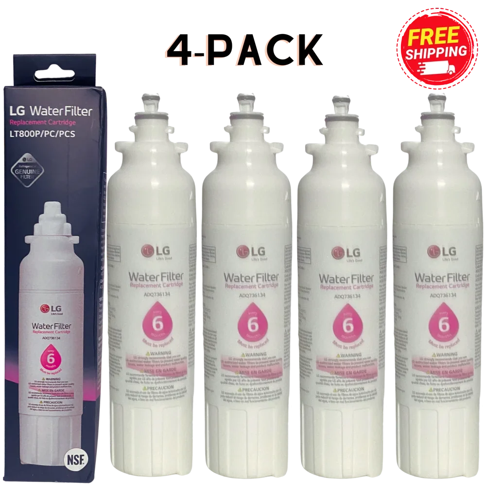 4-Pack LT800P Replacement Refrigerator Water Filter Fits 469490 46-9490 ADQ73613401 Factory New, Sealed