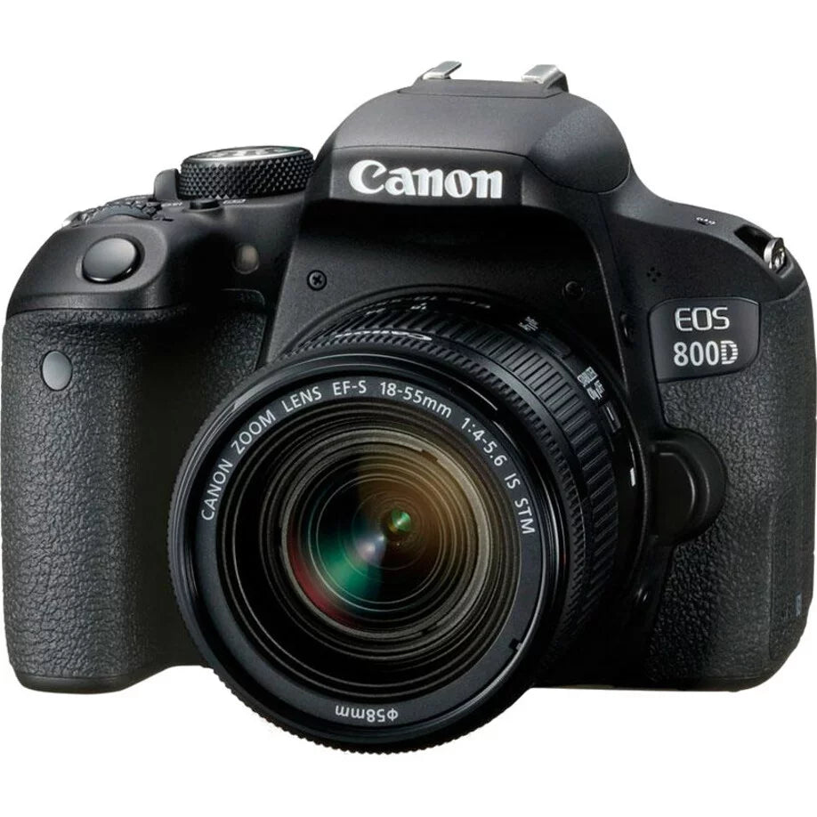 EOS 800D 24.2 Megapixel Digital SLR Camera with Lens, 0.71", 2.17", Dark