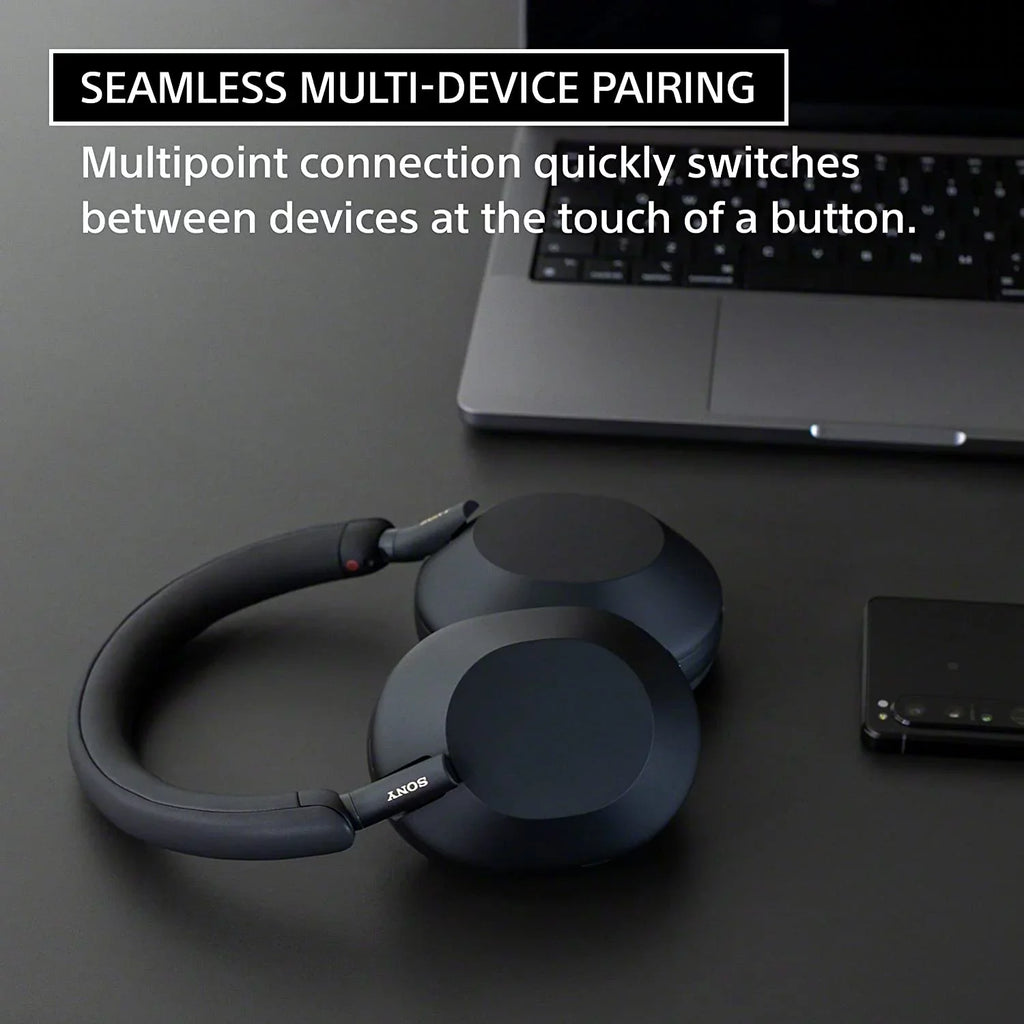 WH-1000XM5 Wireless Noise Canceling Headphones (Silver) Pro Stand Kit