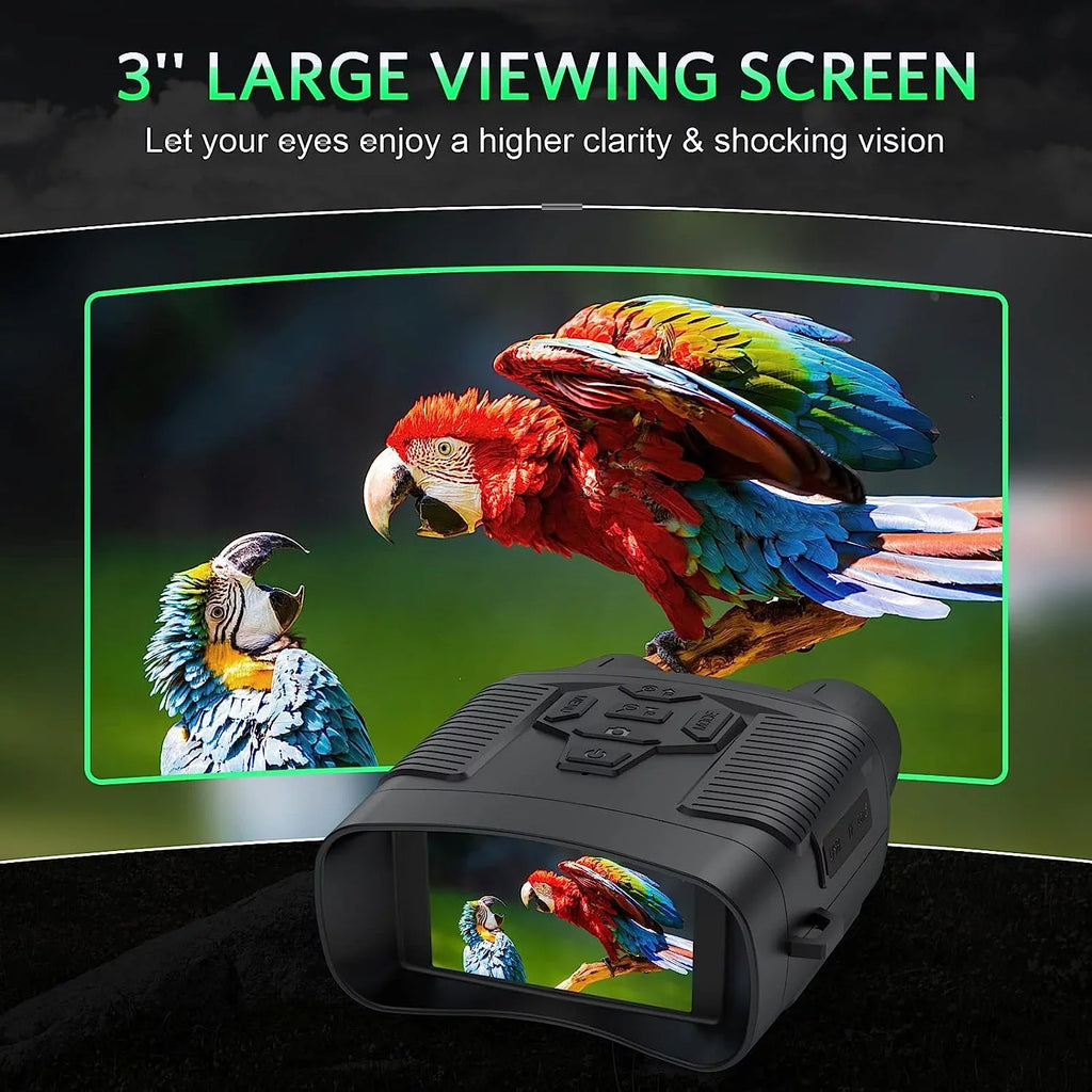 SuntekCam Night Vision Goggles Night Vision Binoculars with 32GB SD Card 24MP/1080P 6x Zoom Suitable for Hunting at Night and Taking Pictures and Videos NVI-800