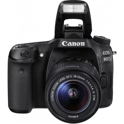 EOS 80D DSLR Camera Intermediate Bundle with 18-55mm Lens+24.2MP APS-C CMOS sensor and DIGIC 6 image processor