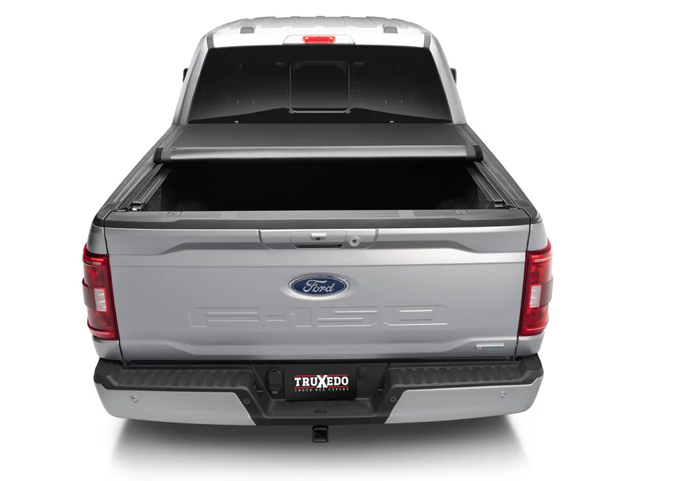 TruXedo Pro X15 Soft Roll Up Truck Bed Tonneau Cover | 1498301 | Compatible with 2015 - 2023 Ford F-150 6' 7" Bed (78.9") , Ebony