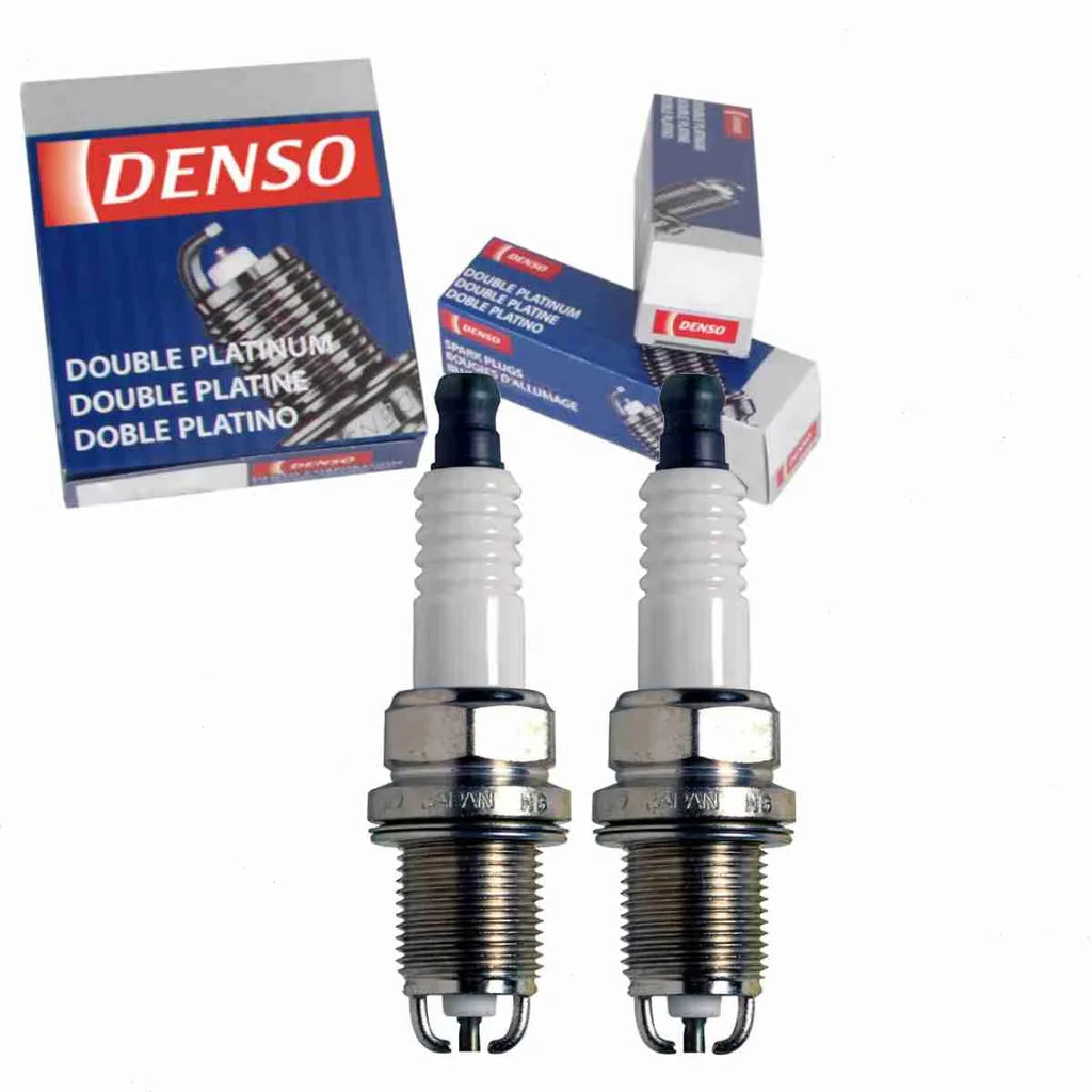 2 pc DENSO 3253 Spark Plugs for 101 905 621 A 101 905 621 B 101 905 640 101 905 640 A 101 905 640 D 90080-91116 90919-01194 90919-01195 PK20TR11 Ignition Wire Secondary