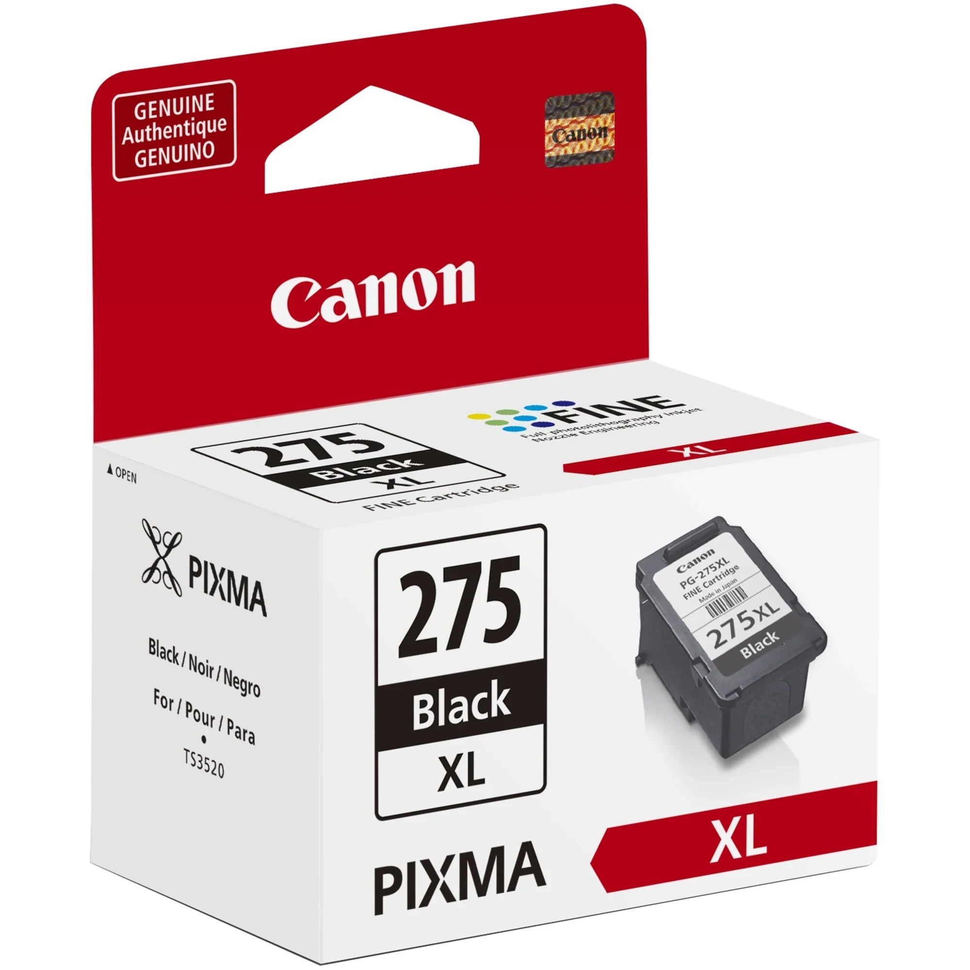 PG-275 XL Jet Ink Cartridge for PIXMA TS3520 Wireless All-In-One Printer