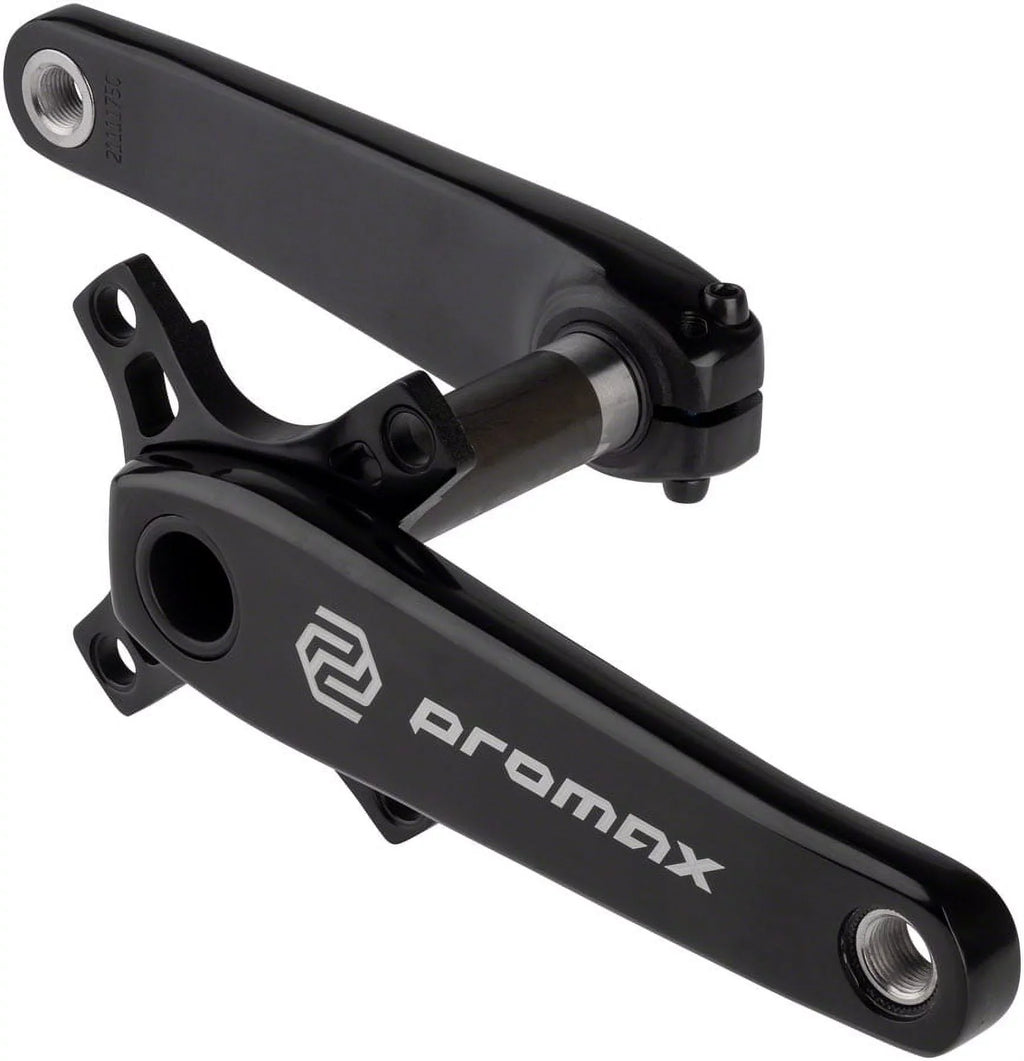 Promax HF-2 Crankset - 180mm, 24mm Spindle, 2-Piece, Jet