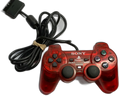 PlayStation 2 Controller Clear Red OEM Used