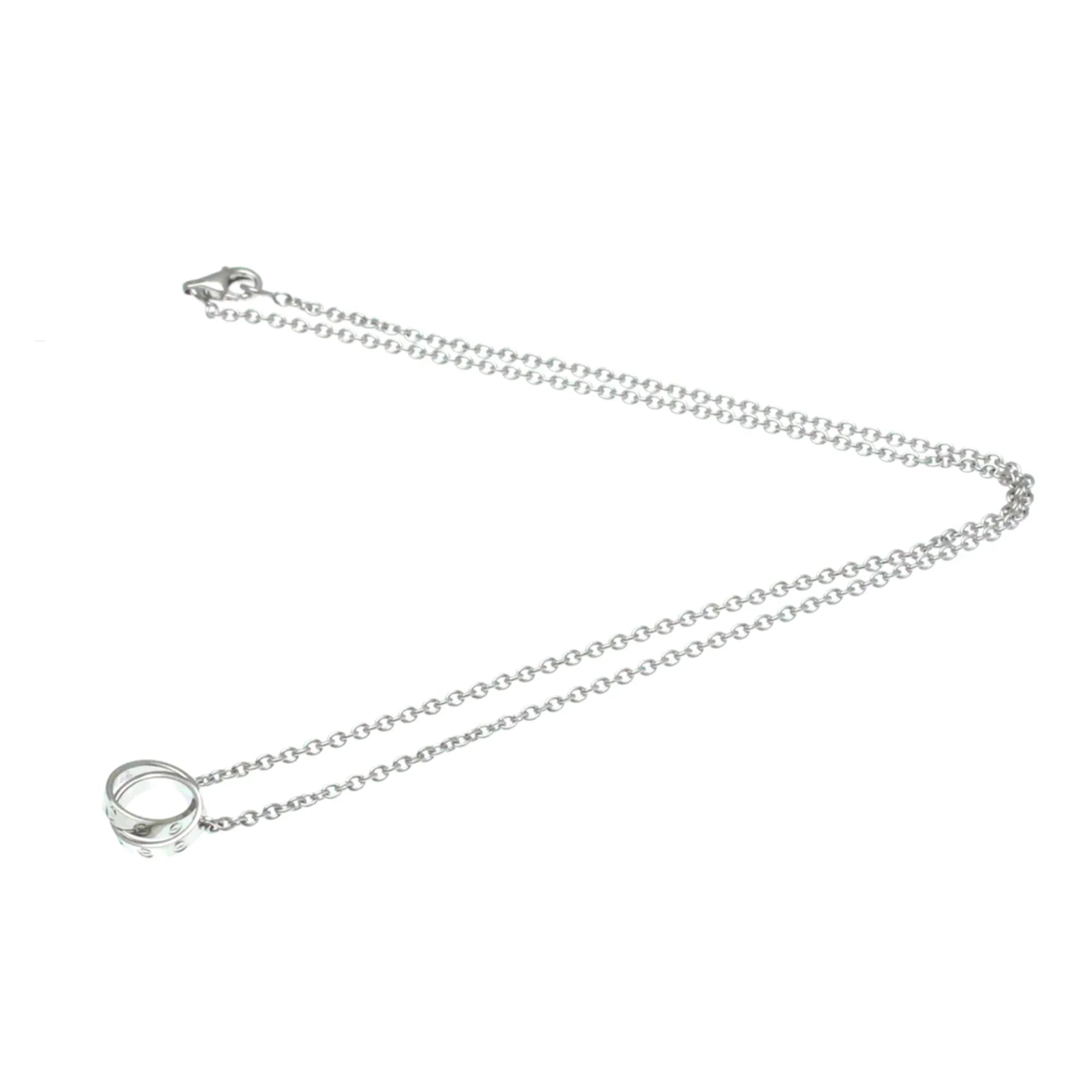 Pre-Owned Cartier Love B7212500 White Gold (18K) Women's Necklace (Good)