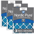 Nordic Pure 16x30x2 Pleated MERV 7 Air Filters 3 Pack