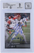 Joe Burrow Cincinnati Bengals Autographed 2020 Panini Chronicles #PA-1 Beckett Fanatics Witnessed Authenticated 9/10 Rookie Card with "2020 #1 PICK" Inscription - Fanatics Authentic Certified