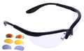 Python RG Multi Lense Racquetball/Squash/Pickleball Eye Protection w/free case (Eyewear, Goggle, Eyeguard) - Dark
