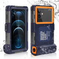 UrbanX Professional [15m/50ft] Swimming Diving Surfing Snorkeling Photo Video Waterproof Protective Case Underwater Housing for Galaxy M21s And all Phones Up to 6.9 Inch LCD with Lanyard