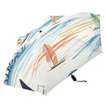 Sailboats Compact Folding Umbrella for Rain Windproof Travel Umbrella UPF 50+ Mass Packable Arc Size