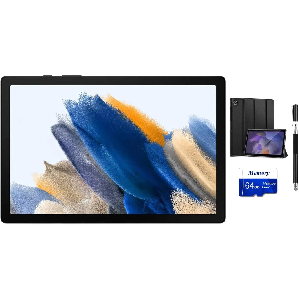 Galaxy Tab A8 Android WiFi Tablet, 10.5'' Touchscreen (1920x1200) LCD Screen, 3GB, 32GB, Bluetooth, Android 11 OS, Gray + Mazepoly Accessories