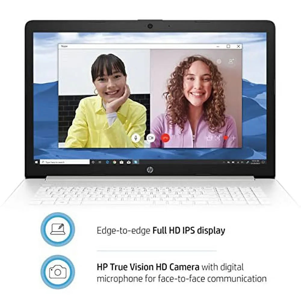 Newest 2021 17.3' FHD Laptop, 11th Core i5-1135G7 (>i7-1065G7), 8GB RAM, 512GB PCIe SSD, Iris Xe Graphics, Webcam, HDMI, Win 11, w/ Accessories, Silver, (17-by4061nr)