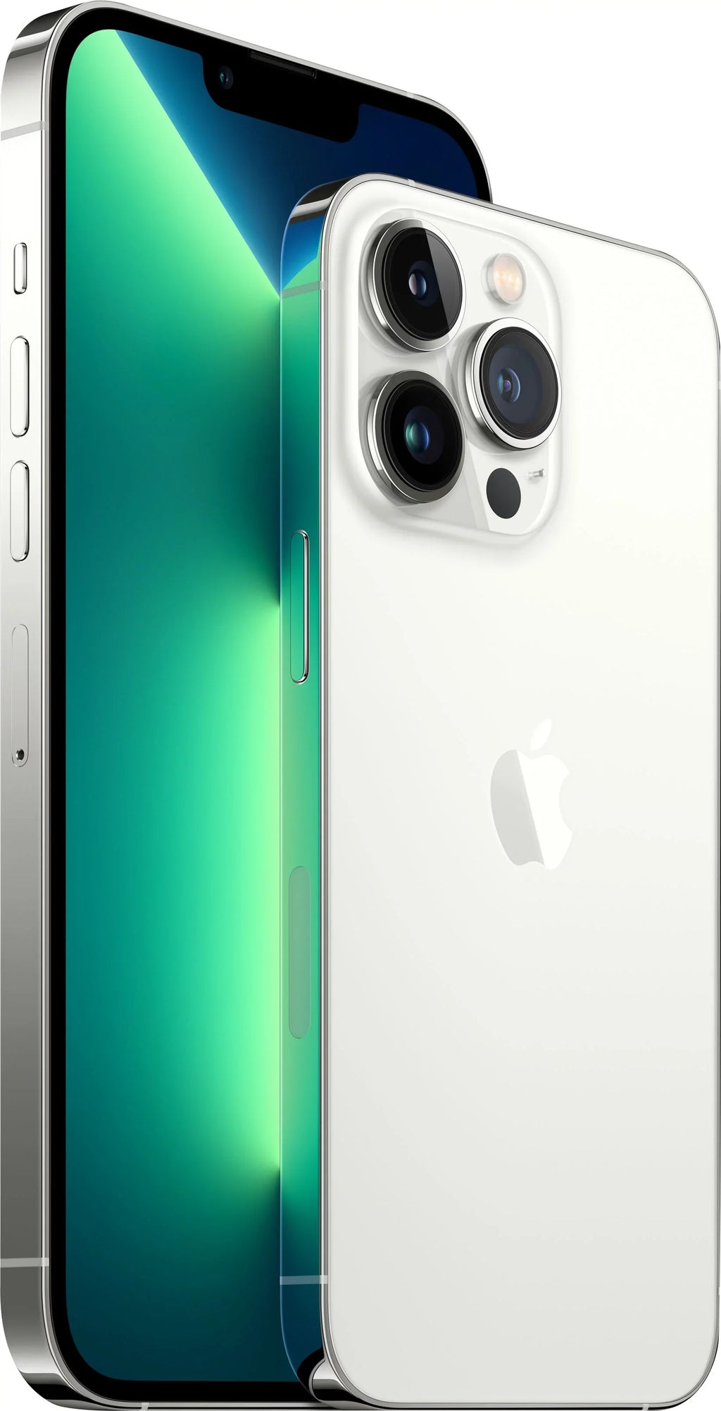 Used iPhone 13 Pro Max 128GB Silver (Cricket Wireless) MLKM3LL/A Used Good Condition