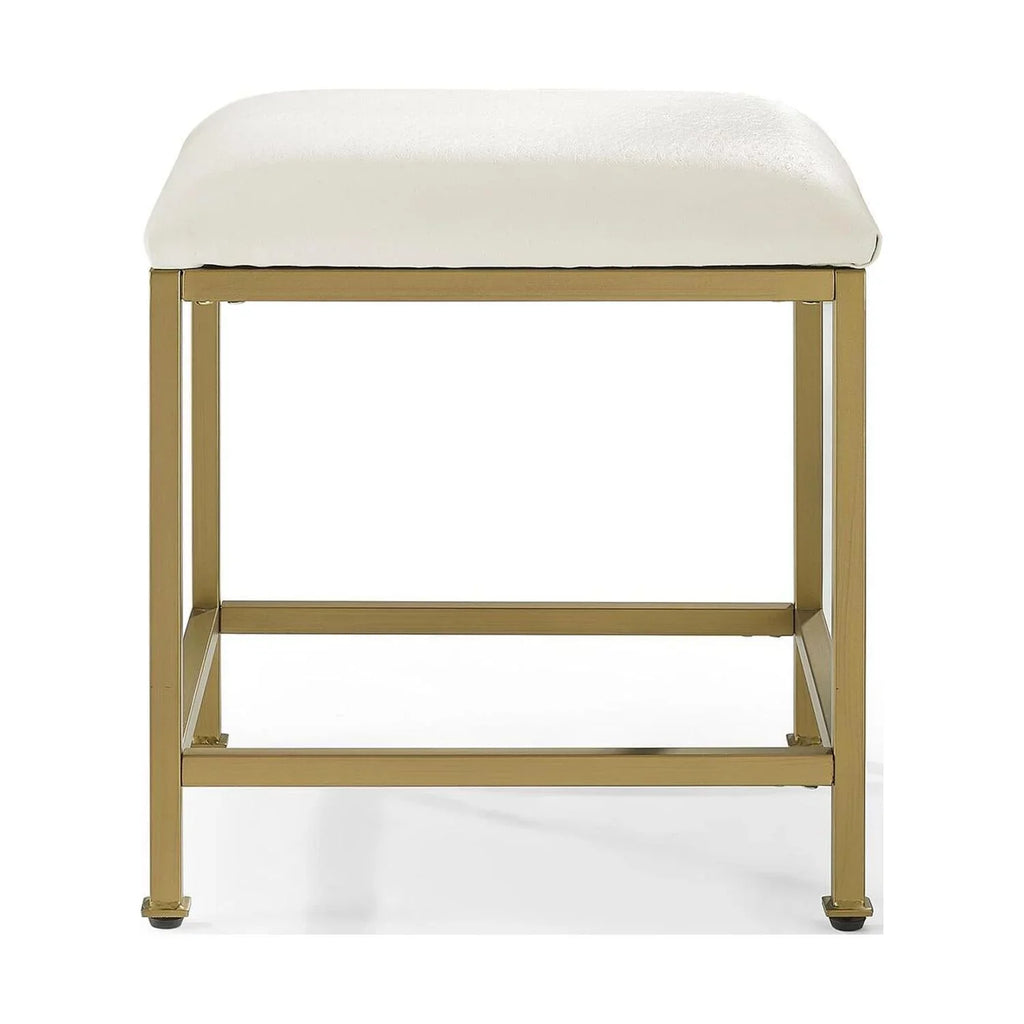 Aimee Vanity Stool Soft Gold