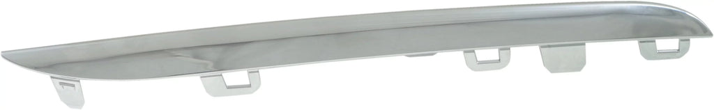 Grille Trim Compatible with 2015-2018 Mercedes Benz C300 2015 C400 Right Passenger Side, Lower Chrome CAPA Certified