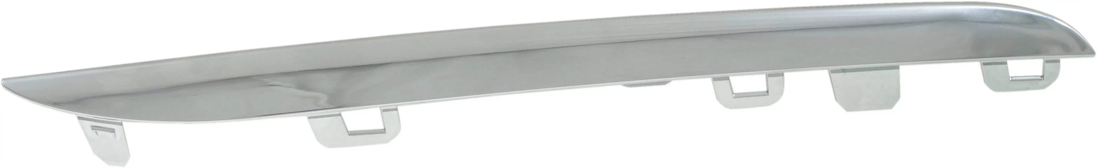 Grille Trim Compatible with 2015-2018 Mercedes Benz C300 2015 C400 Right Passenger Side, Lower Chrome CAPA Certified