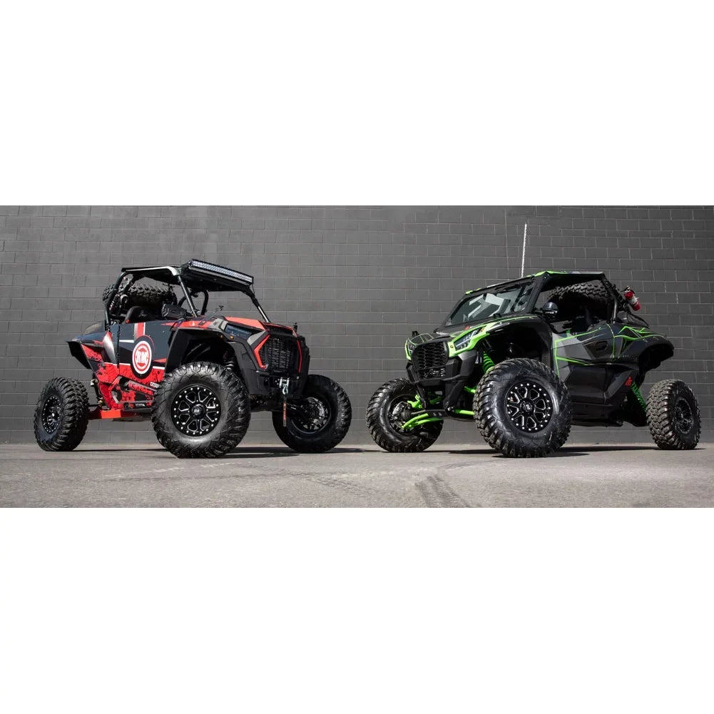 4/110 Tusk Uinta Beadlock Wheel 14x7 5.0 + 2.0 Matte Jet For Yamaha Viking VI EPS Ranch Edition 2022