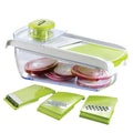 Brentwood Mandolin Slicer with 5-Cup Storage Container and 4-Interchangeable Stainless Steel Blades