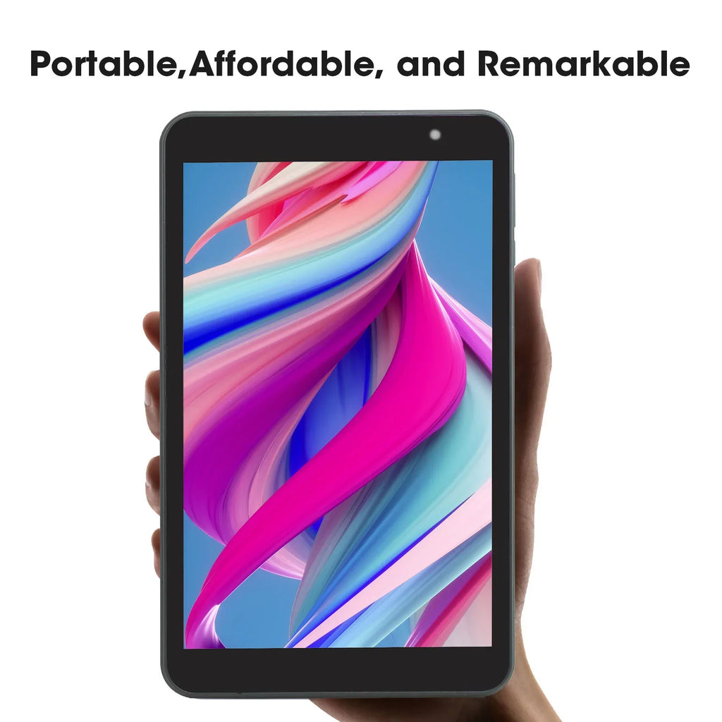 weelikeit Tablet 8 inch Android 13 Tablets with WiFi, Quad-Core Processor Tablet PC with 4(3+1)GB RAM 32GB ROM, 1280x800 IPS Display, Dual Camera, Ebony