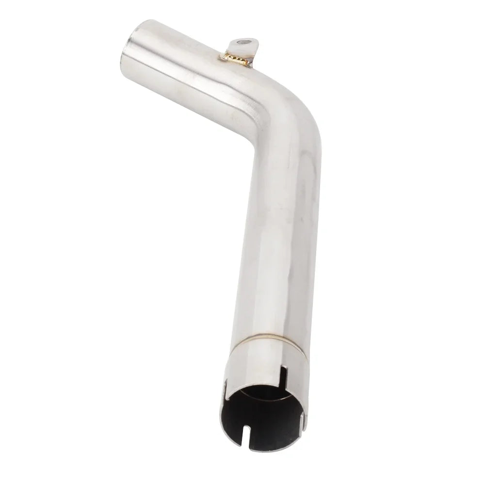 XLYWKJ For Yamaha FZ6 S2 FAZER 2004-2009 Motorcycle Exhaust Pipe Muffler Middle Link Pipe, 1-Set