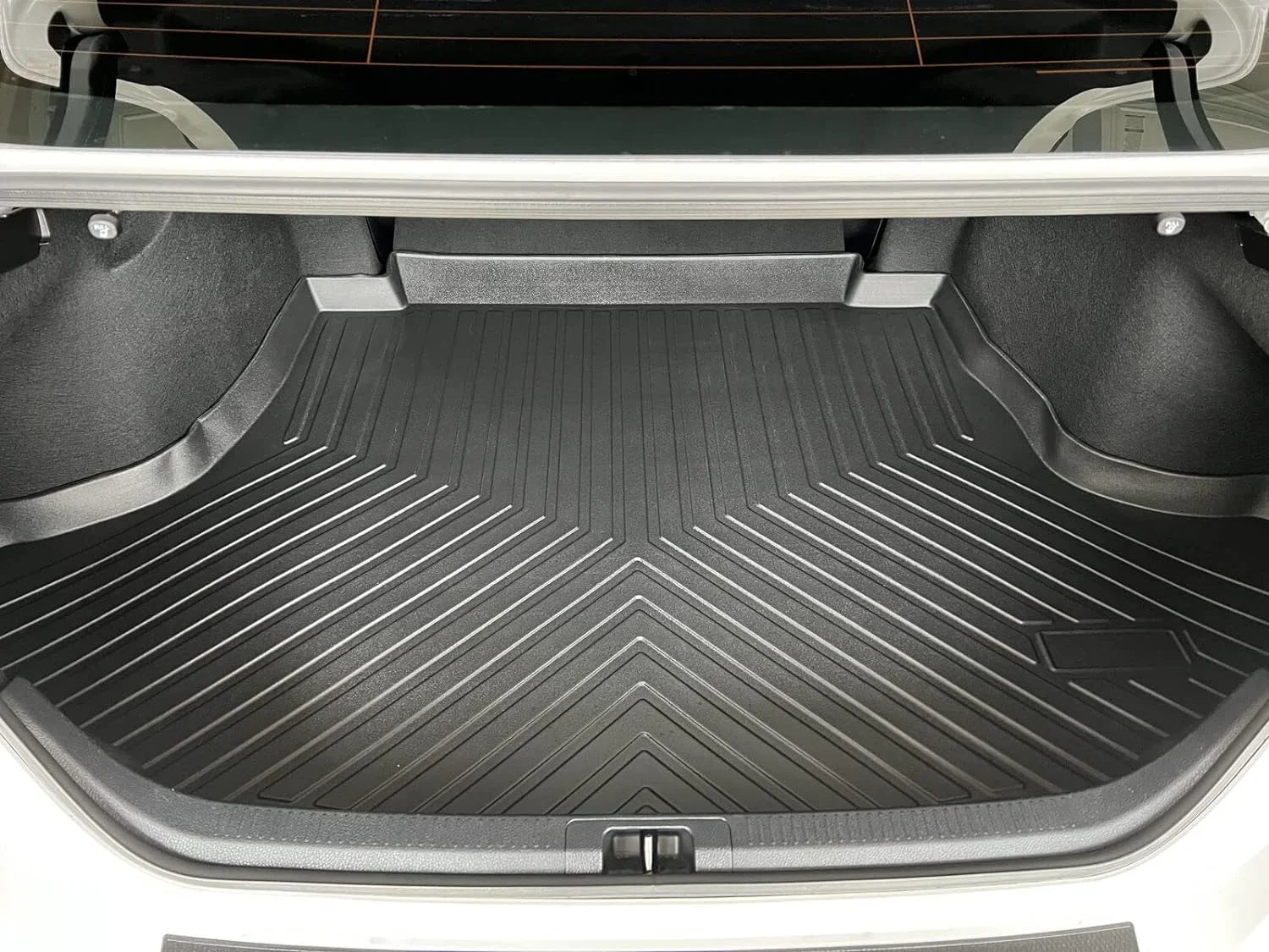 EACCESSORIES EA Cargo Liner – Trunk Mat for Camry 2018-2024 – Weather-Resistant Trunk Mats for Cars with Raised Lip – Non-Slip Car Trunk Mat Rubber – Easy to Install – Laser Pre-Cut Design