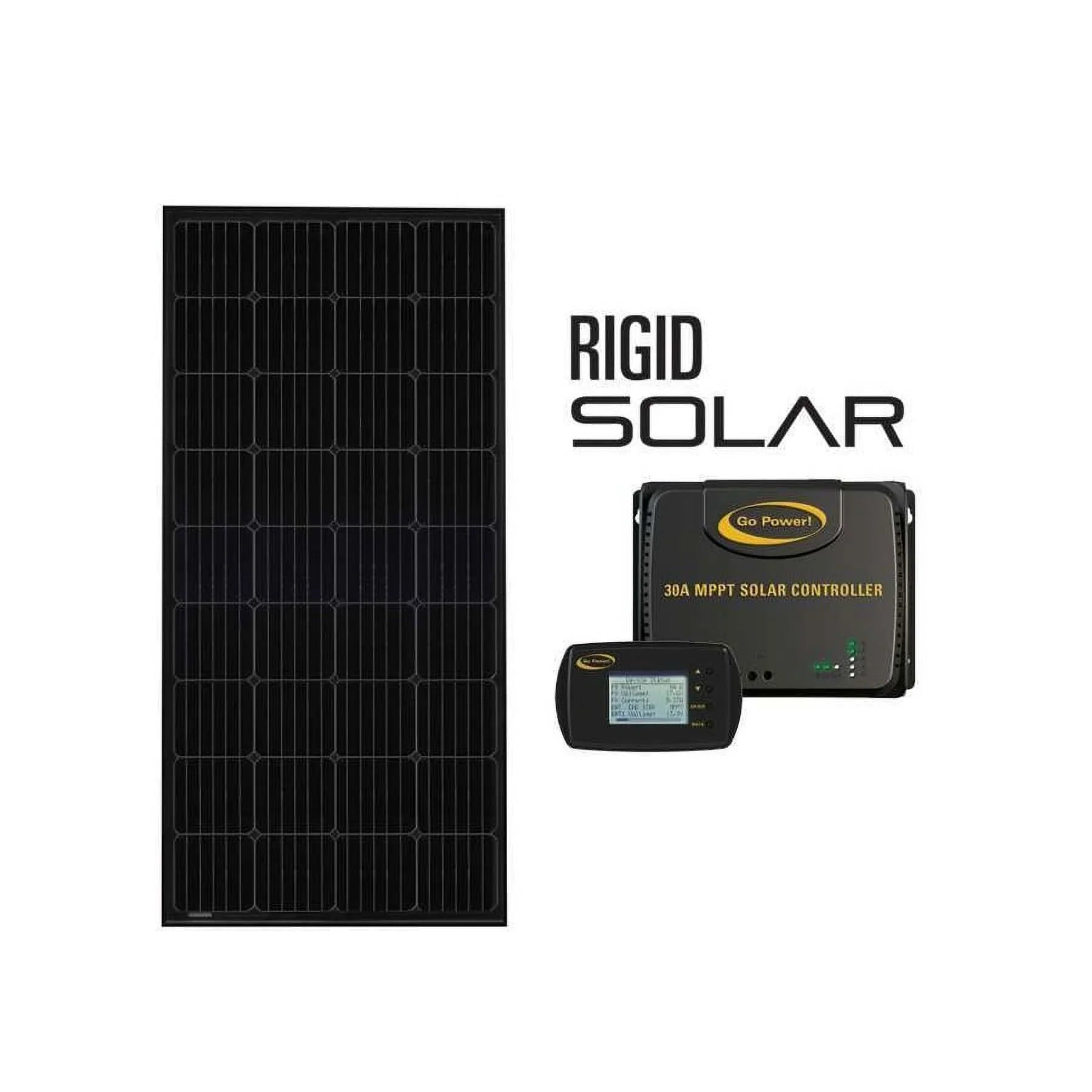 Go Power 83315 Gp-eclipse-200: 200w Ebony Solar Ki