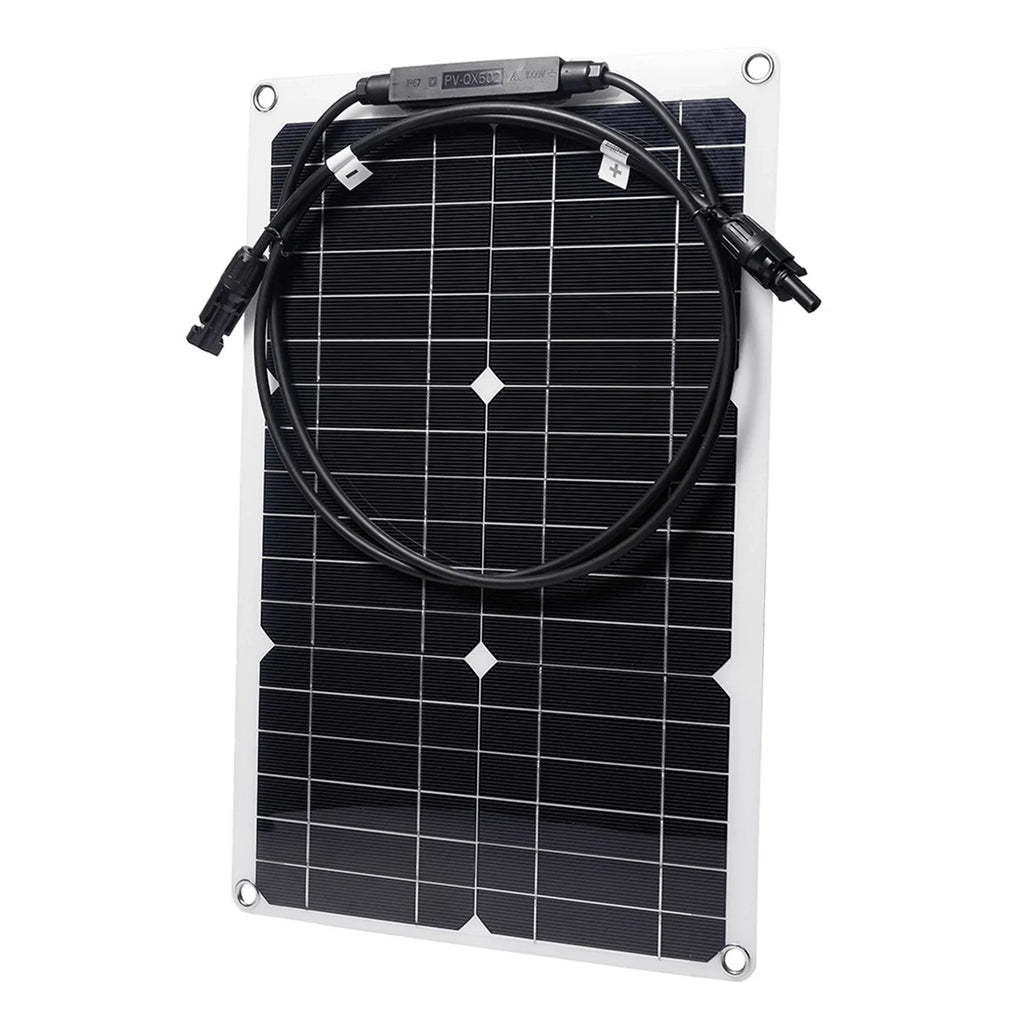 Dadypet Monocrystalline silicon panel,Solar Panel Car Battery Rv 20w 18v Portable Kit Waterproof Solar With Output To Output To 12v To 12v Car 12v Car Battery 18v Portable Solar Panel With Output
