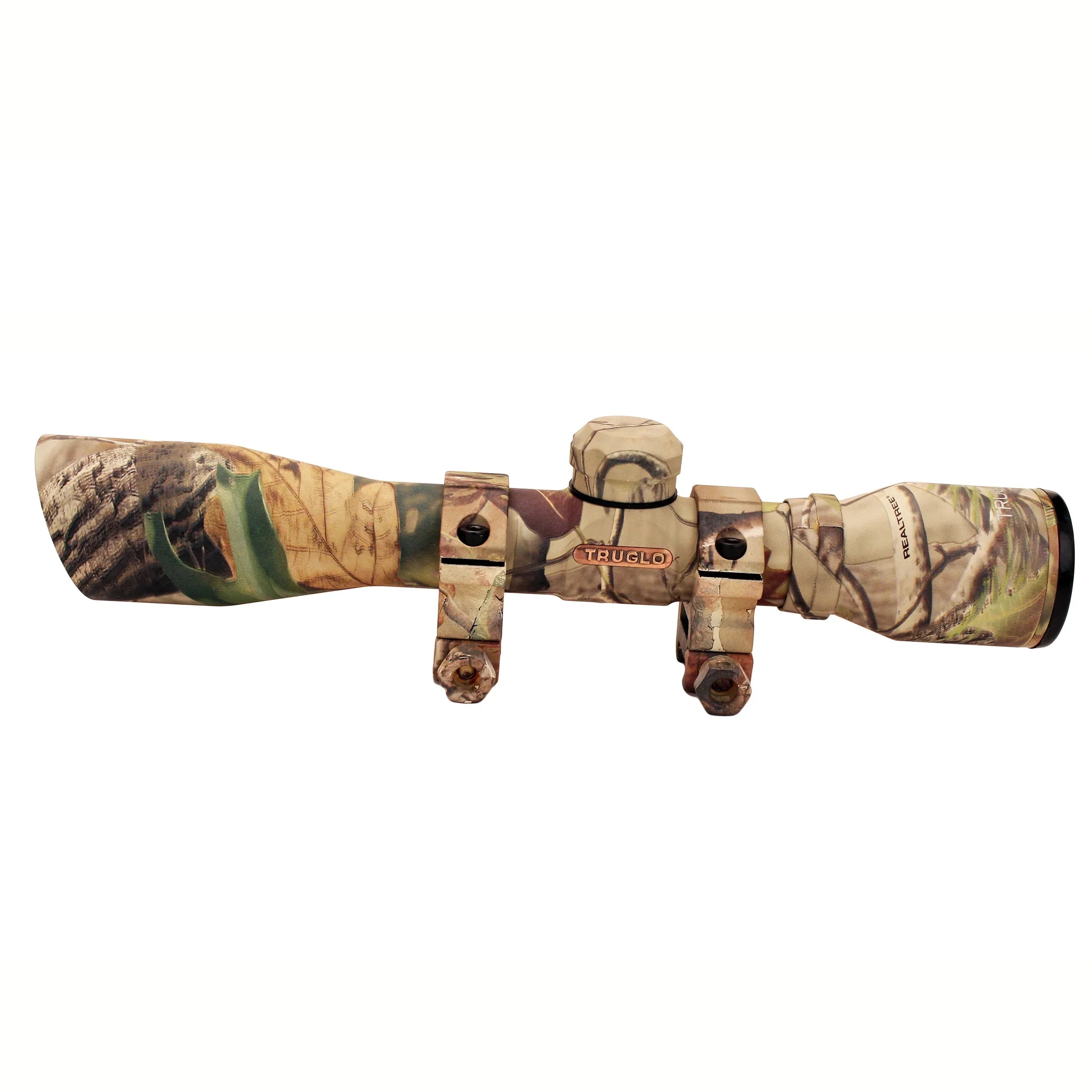 Truglo TG8504CD Compact 4x 32mm Obj 22.5 ft @ 100 yds FOV 1" Tube Realtree APG Diamond