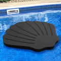 Polar Whale Floating Scallop Shell Lounger Platform Raft Tray for Pool or Beach Party Float Lounge Durable Foam 36 inches Extra Large UV Resistant